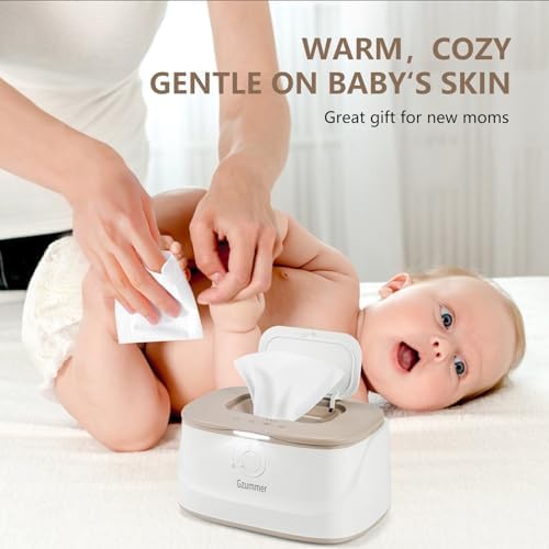 Side profile of Gzummer large capacity baby wipe warmer