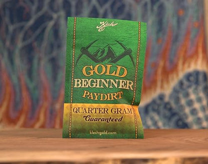 Klesh Gold Beginner Paydirt gold panning hobby material