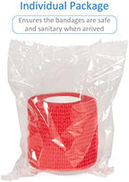 Sagafly multi-use red grip tape for sports equipment and first aid.