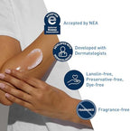 Large 12 oz healing ointment jar for long-lasting cracked skin repair face and body use