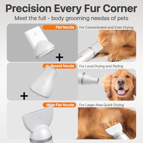 Buenkee dog dryer grooming a pet at home