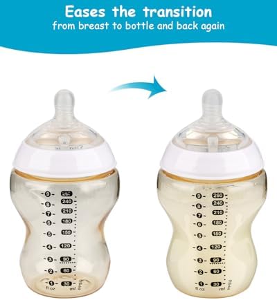 Side profile of Joyfeed silicone feeding teat illustrating the anti-colic flexible design.