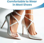JKcare pinky toe sleeves used with sandals for invisible protection