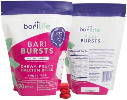 Bari Life watermelon calcium chews bag design