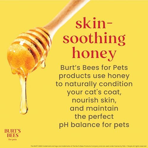 Authentic USA sourced Burt's Bees pet shampoo bottle packaging