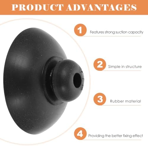 Gatuida premium rubber aquarium accessories package displaying twenty pieces of replacement suction cups