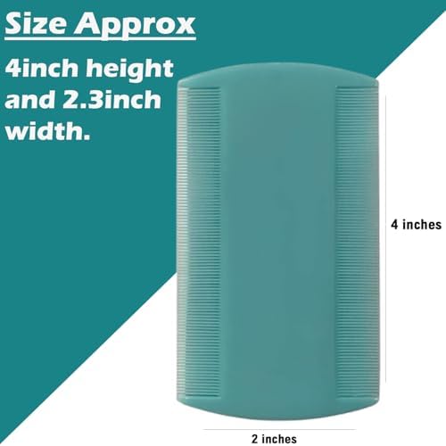Family size lice treatment kit with nine individual grooming tools for hygiene