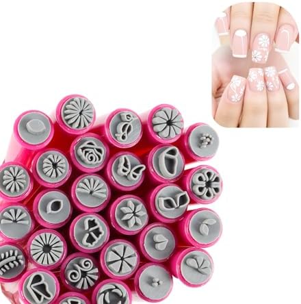 Wokoto 28 Pieces Nail Art Stamp Pen Set front view