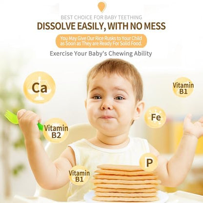 Full bundle set of six boxes of Baby Mum-Mum banana teething wafers imported directly from the USA.