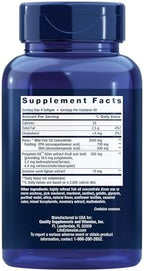 Life Extension Super Omega 3 supplement facts nutritional label panel