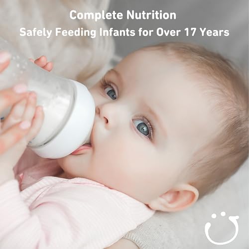 Bubs follow on formula canister displaying safe preparation instructions