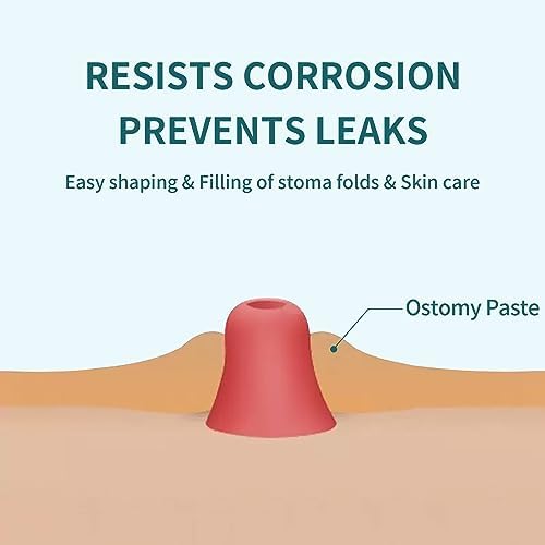 Alcohol free stoma skin barrier paste showing the easy to squeeze tube design for medical supplies