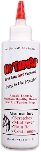 Four Oaks Farm Ventures No Thrush Dry Powder front view bottle