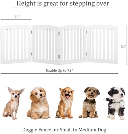 PAWLAND freestanding room divider dog fence blocking staircase entrance