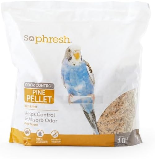 So Phresh Odor Control Pine Pellet Bird Litter 10 pounds bag front view