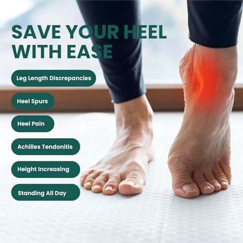 Welnove heel lift being placed inside a sneaker for orthopedic support.