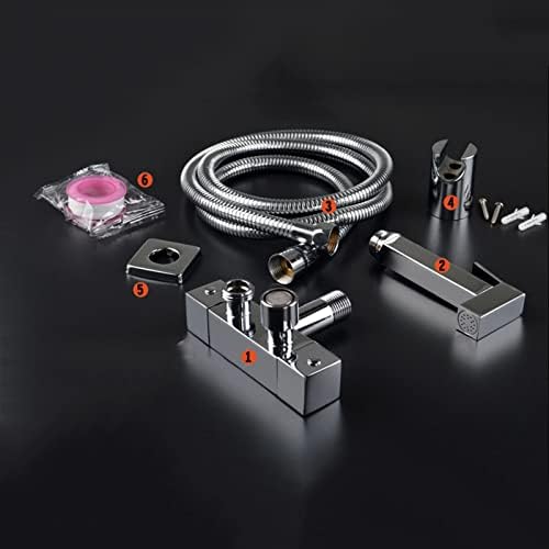 Yhwkzcttt premium chrome bathroom faucet attachment set