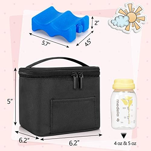 Working mother using Teamoy portable breastmilk cooler bag