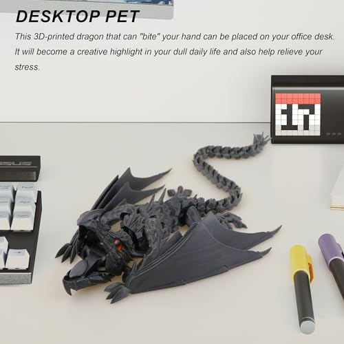 Top down view of LehuoMaker crystal dragon wings