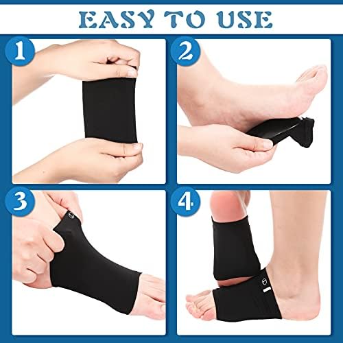 Side profile of the cushioned gel foot sleeve highlighting the arch contour.