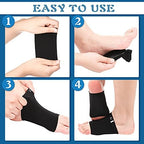 Side profile of the cushioned gel foot sleeve highlighting the arch contour.