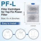 Close up view of Driamor four stage filtration media for power aquarium filters