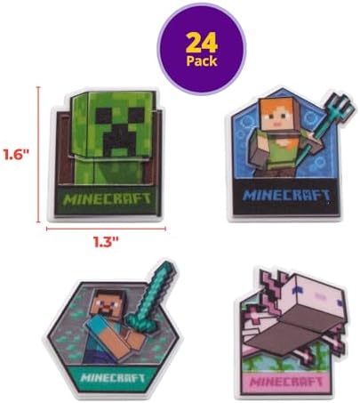 Detailed view of Minecraft Axolotl cupcake ring topper