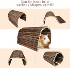 Guinea Pig Hideout Rabbit Hide Rat Cage Accessories Extra Large Wooden Tunnel Hut Hideaway for Pig Hideout Tortoise Hedgehog Ferret and Chinchilla - Image 4