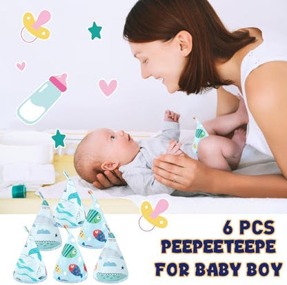 Reusable pee shield with hanging loop detail
