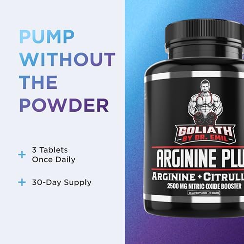 Dr. Emil Nutrition Arginine Plus 90 tablets container back view