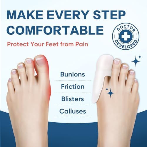 Demonstration of trimming the flexible silicone toe protector sleeve with scissors