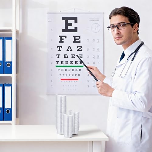 Bulk pack of clear plastic portable eye care tools for tired eye relief.