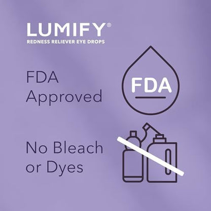 Authentic USA imported LUMIFY eye drops for brighter eyes