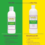 My Hair Helpers Dimethicone Oil 16 fluid ounce bottle branding