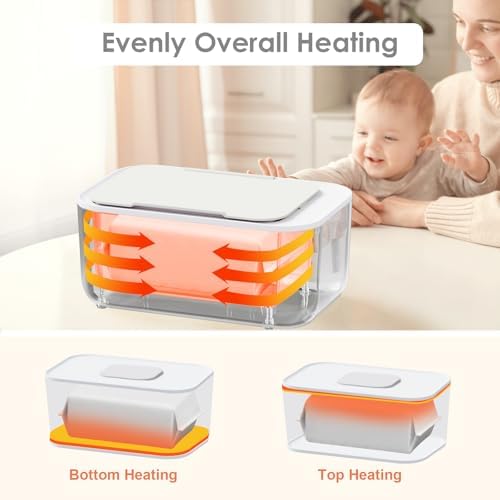 Interior view of Alobeby wipe warmer dispenser