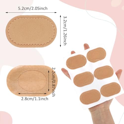 Funtery fabric toe pads applied on a foot to demonstrate protection over a bunion joint inside everyday shoes.