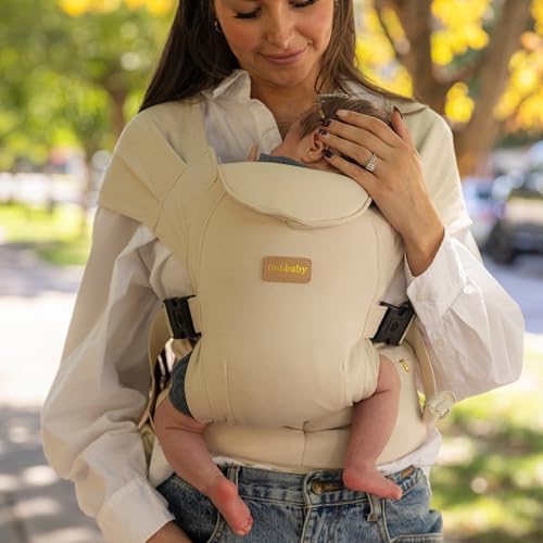 Side view of Tushbaby Pearl Wrap showing built-in bottle holder