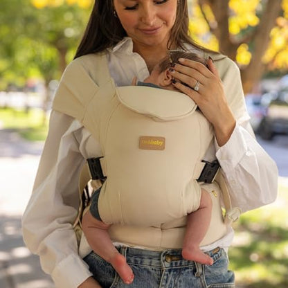 Side view of Tushbaby Pearl Wrap showing built-in bottle holder