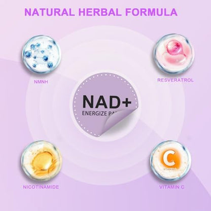 Close up of Haiphy transdermal NAD+ wellness patch