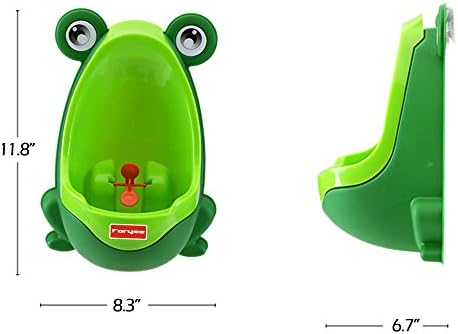Foryee frog toddler urinal with rotating target