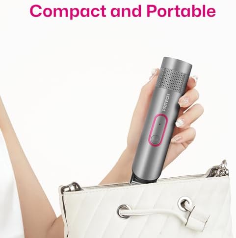 Imported PRITECH cordless bikini razor highlighting the ergonomic handle and modern power indicator switch.