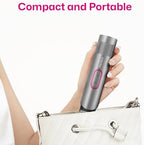 Imported PRITECH cordless bikini razor highlighting the ergonomic handle and modern power indicator switch.