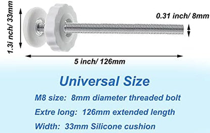 Pafowo tension gate extender rod measuring twelve centimeters long for wide safety gate openings.