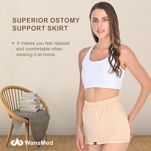 WansMed colostomy bag cover inner pocket detail for secure pouch placement.
