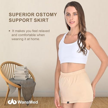 WansMed colostomy bag cover inner pocket detail for secure pouch placement.
