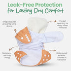 Oopsy Lucy waterproof wet bag included in the 6 pack set