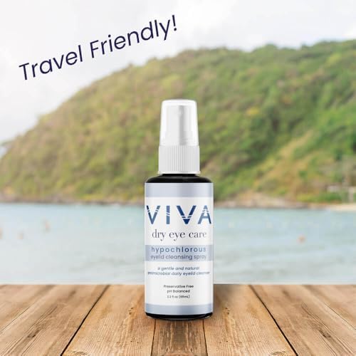 Dermatologist tested VIVA eyelid spray for removing makeup and oils.