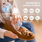 ZAIWOO arch support inserts shown inside a shoe for plantar fasciitis support.