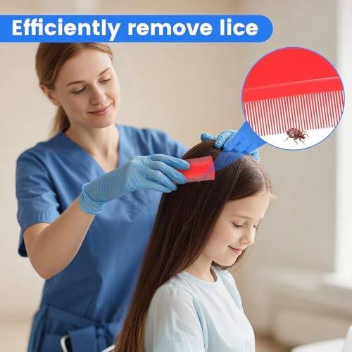 Safe rounded tooth comb for removing fleas from cats and kittens.