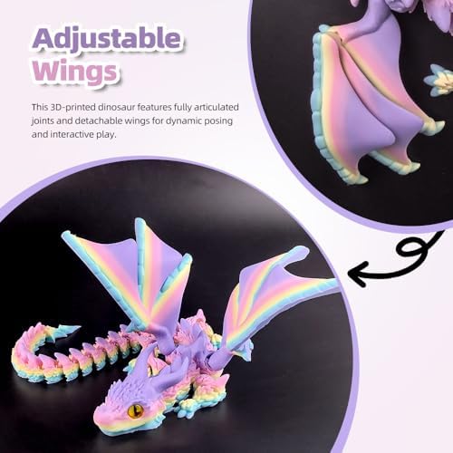 Wuqiren dragon fidget toy in random rainbow finish